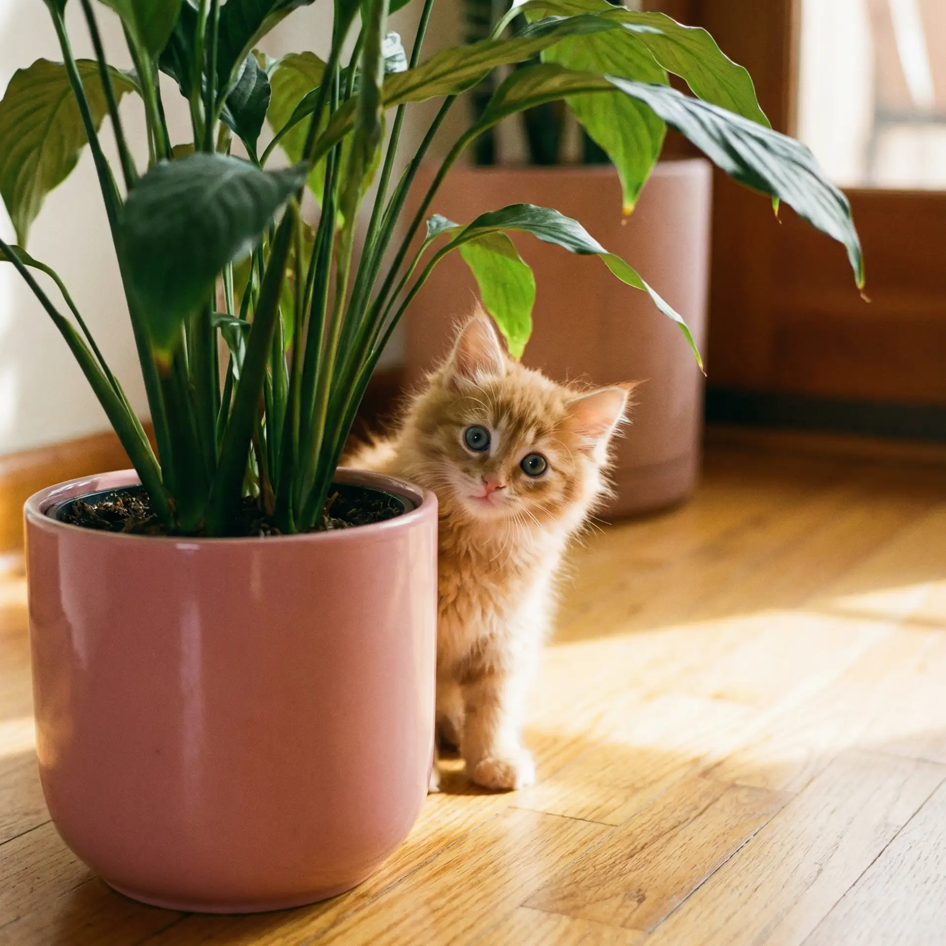 小猫从花盆后探头 - 长江七号在线观看
